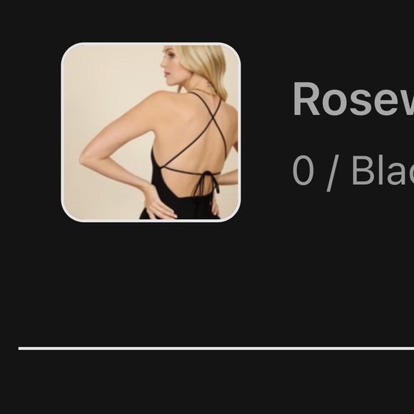 Black Rosewood Park & Fifth Dress - Picture 3 of 5